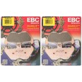 EBC Brakes Double-H Sintered Superbike Brake Pads Front - FA407HH EBC Brakes Double-H Sintered Superbike Brake Pads Front - FA407HH